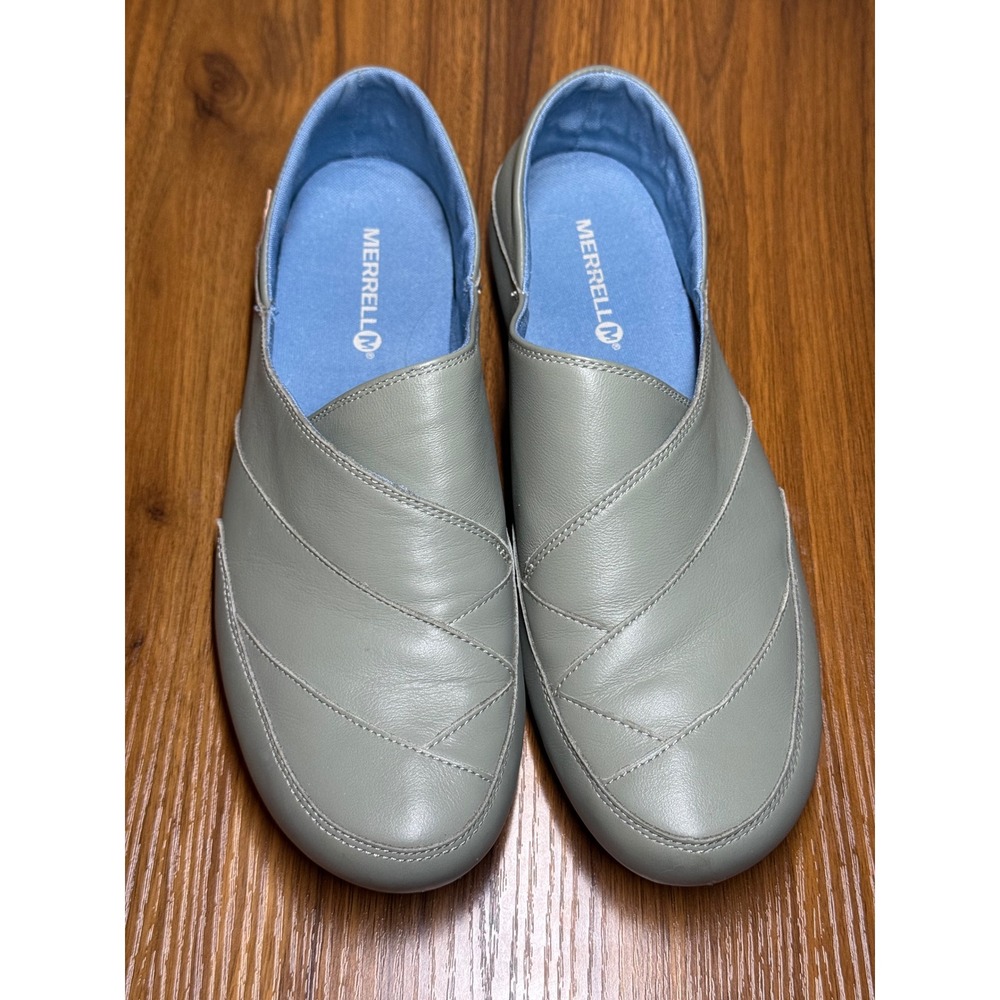 Merrell  Women Shoes Size 10.5 Vertiver Green Slip‎ On Ballet Flat J94296